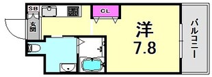 レジュールアッシュ尼崎駅前の物件間取画像